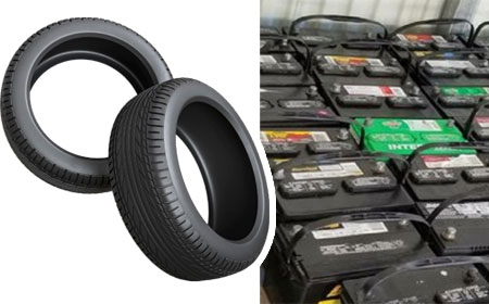 used tires and batteries